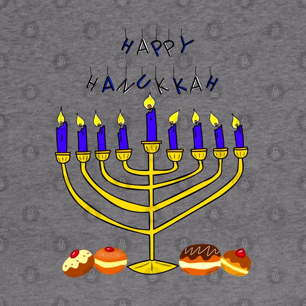 Happy Hanukkah! by DitzyDonutsDesigns